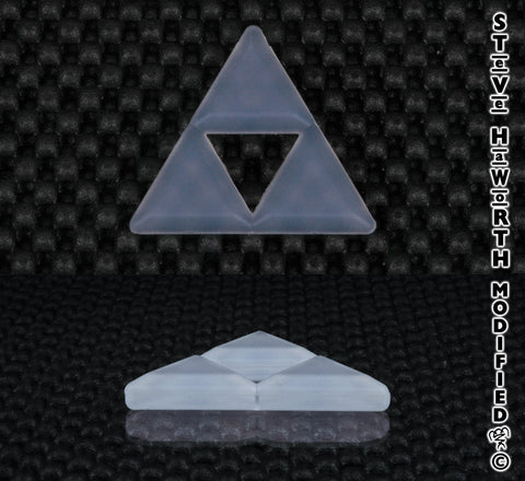 41.3MM Tall X  4.8MM Thick, Silicone Triforce