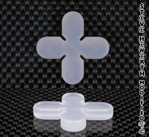 Silicone Round End X/Cross 63.5MM Wide X 9.53MM Tall.