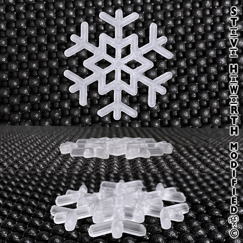 50.8mm x 5.5mm Snowflake - (Design D)