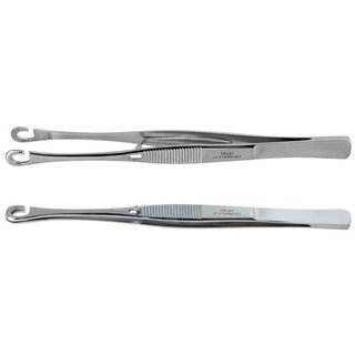 Piercing forceps with round head