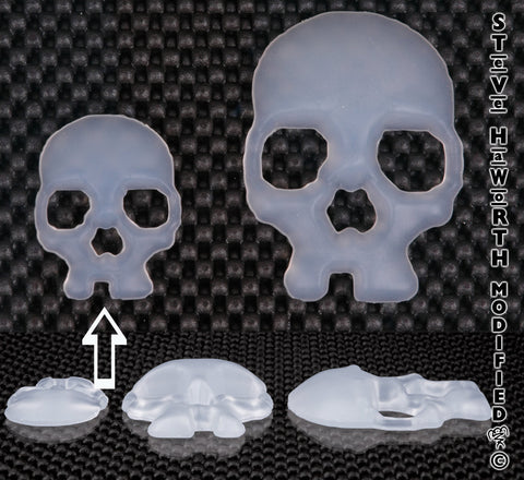 Silicone Skull 50.8MM Wide X 9.53MM Tall.