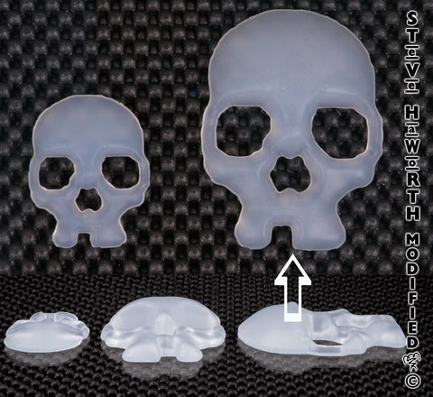 Silicone Skull 76.2MM Wide X 17.46MM Tall.