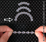 6.35MM Silicone Bead String (5, 7, or 11 beads)