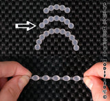 6.35MM Silicone Bead String (5, 7, or 11 beads)