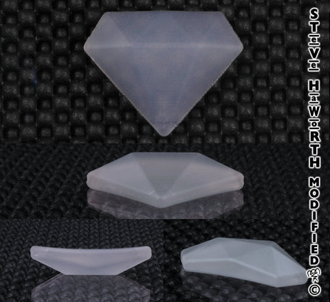 44.45mm x 9.53mm Silicone Faceted Diamond