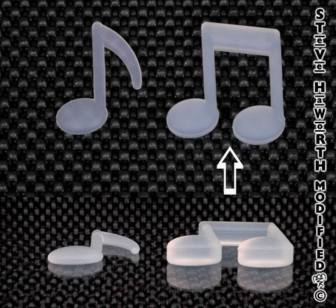 50.8MM X 9.53MM  Double Music Note.